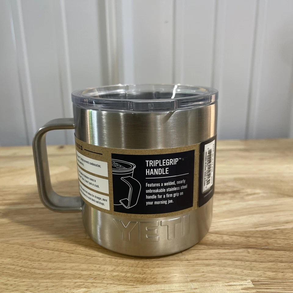 Yeti RAMBLER 14 oz Caneca TUMBLER Isolamento a Vácuo Esportivo, Aço Inoxidável - Imagem 3 de 4