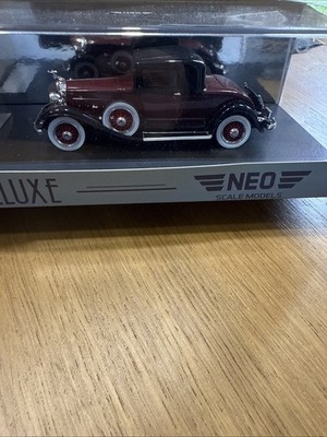 NEO SCALE MODELS DELUXE 1/43 Packard 902 Standard Eight Coupe 1932 (NEO47105)