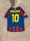 Ronaldinho FC Barcelona Signed #10 Soccer Jersey with COA