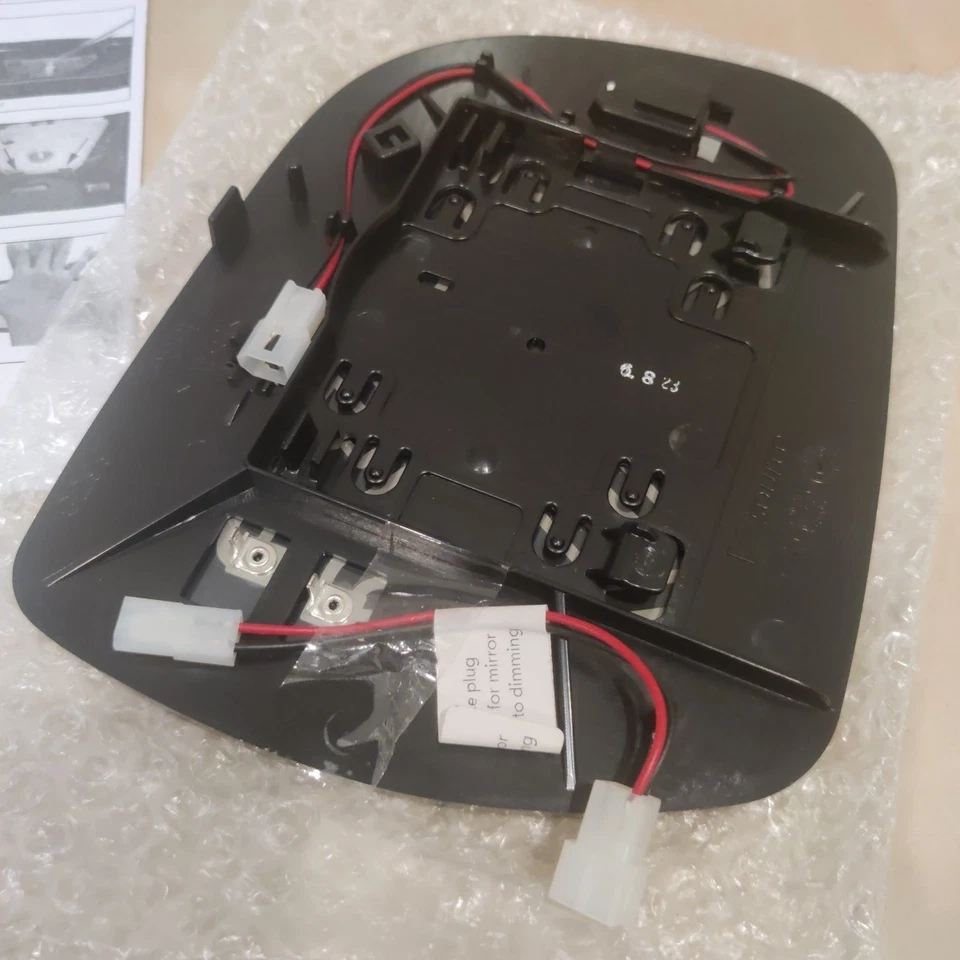 Espejo retrovisor de punto ciego lateral del pasajero vidrio térmico con respaldo para Toyota Sienna 11-17 Foto 3 de 4