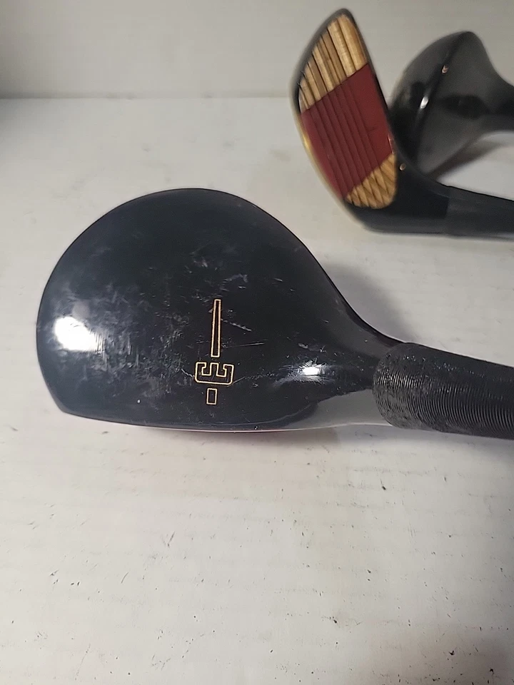 Vintage Spalding Executive Golf Wood Set 1,3,5 Woods Lite Jet Step Med. Flex - Image 4 of 4