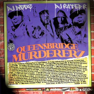 DJ DIGGZ - QUEENSBRIDGE MURDERERZ - HIP HOP RAP NYC MIXTAPE MIX CD
