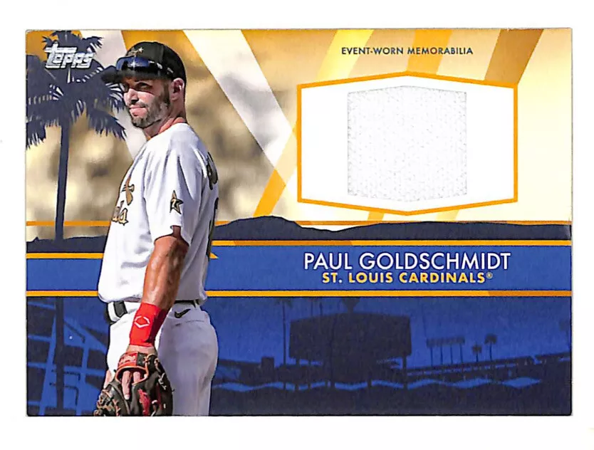 2022 Topps Update Paul Goldschmidt All Star Game Jersey Patch Card Cardinals