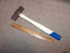 28 Oz Blacksmiths Machinists Double Faced Hammer Farm Workshop Garage Tool