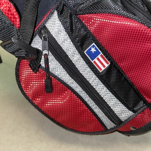 US Kids Gold 39-27 RH Set: Stand Bag, 3 Clubs, Rain Cover, Balls & Tees READ - Picture 20 of 22