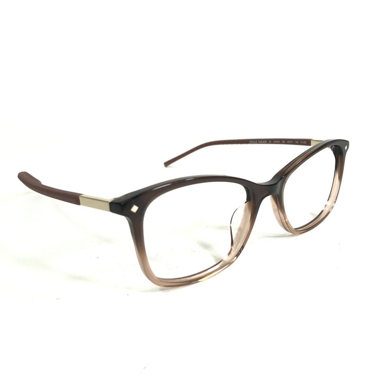 Cole Haan Ch5030 206 Dark Brown Authentic Eyeglasses 53-17-135 Cole Haan Eyeglasses Frames CH5030 206 Brown | Mercari main image 4