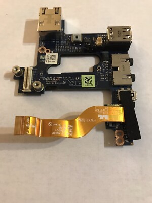 Dell Latitude E6500 USB Audio LAN Firewire Board with Cable K120P LS-4044P