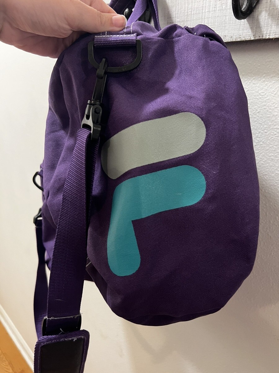 Vintage Fila Sports Bag Large Duffel Soccer Bag Game Day