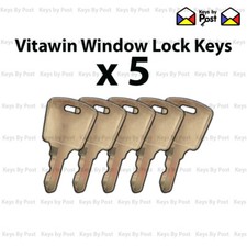 5 x Window Handle Keys UPVC Vitawin Vita M2  KWL37  Trade Price **Free Post**