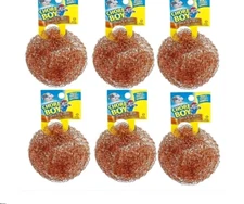CHORE BOY Copper Scrubbers 100% 6 Ct