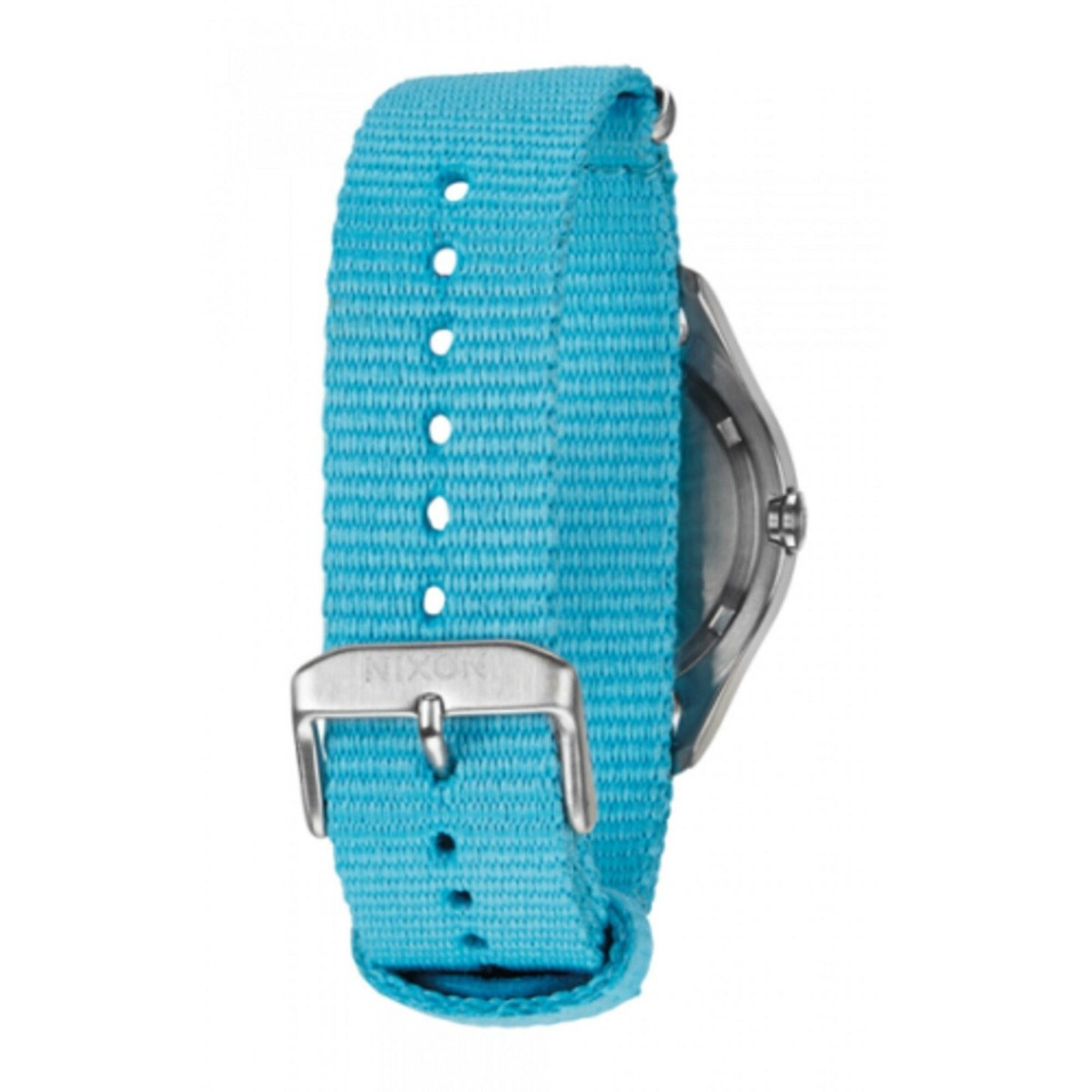 [ニクソン] NIXON モッド: ブライト ブルー A348606 Nixon The Mod Women's 38mm Light Blue Stainless Nylon Strap