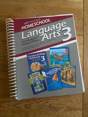 A Beka Book Language Arts 3 Curriculum/Lesson Plans *LIKE NEW* | eBay