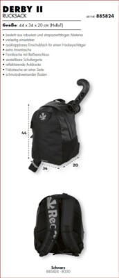 Reece Derby II Backpack Hockey 885824 Hockeyrucksack mit Schlägerfach Training