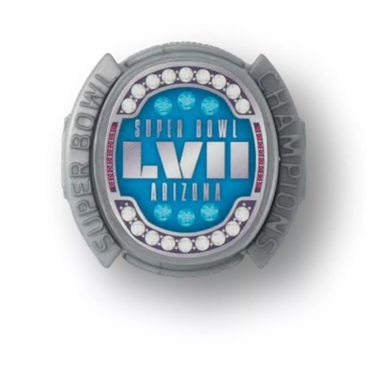 Super Bowl Plastic Ring LVII - 2023 in Arizona, Chiefs vs Eagles