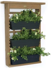 34002 Garden View, Vertical Living Wall Planter , Brown
