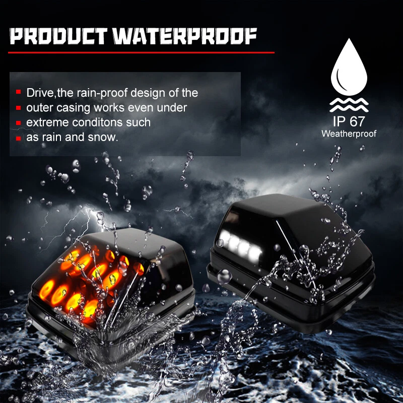 Luz de estacionamento LED fumê seta para 90-2018 Mercedes W463 G55 G550 G500 G63 - Imagem 3 de 4