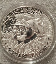 2020 Frontiers 1 oz .999 Silver Pilgrims 1st in Series Mayflower Thanksgiving 109.99 per troy oz