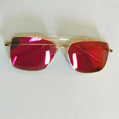 Large Square Aviator Vintage Metal Designer Retro Fashion  display picture 1
