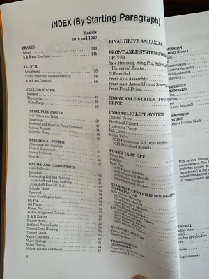Repair shop Manual for Hinomoto Engine CS86 CS112 Massey Ferguson MF1010 MF1020