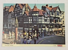 Vintage Postcard The Cross, Chester