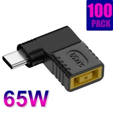 100X Laptop Charger Converter TO USB Type C PD Power Charging Cable Adapter