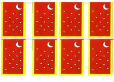 Van Dorn 12x18 Bunting String Flag Banner (8 Flags)