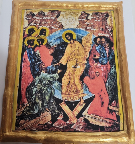 The Resurrection of Jesus Christ Anastasis Byzantine Russian East Orthodox Icon - Picture 3 of 6