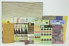 Horse Country Theme Scrapbook Craft Lot - 12x12 Papers Stickers  Embellishments