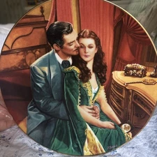 Dreams Of Ashley Plate Decor By Paul Jennis Gone With The Wind 1992 8.25”