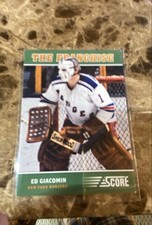 2012-13 Score - Retail the Franchise Original Six Ed Giacomin #OS5