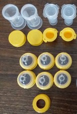 Medela Assorted Baby Bottles And Bottle Parts- 21 Piece Supply For Newborn