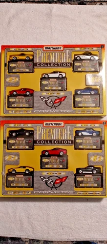 VTG Matchbox Premiere Collection Corvette 2 Sets Of Five #34359-1 & #34359-2