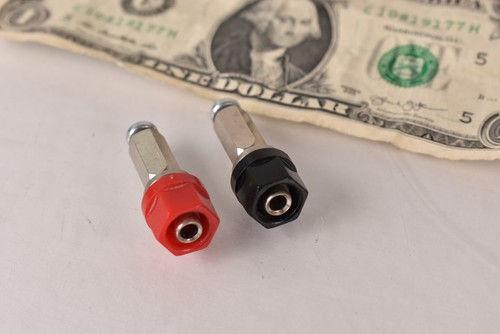 Single B&W Bowers Wilkins DM Binding Terminal Post (Red or Black)  -READ-