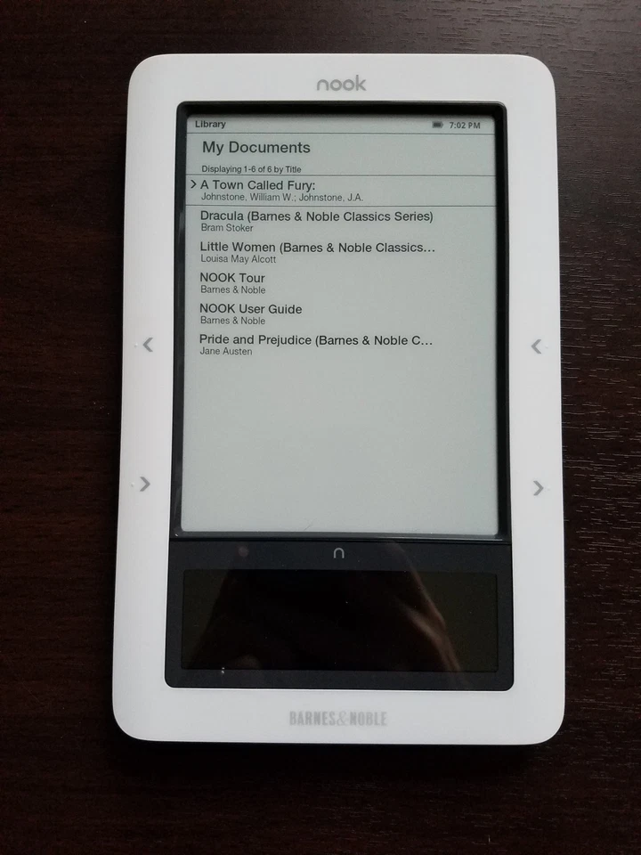 Barnes & Noble Nook 1st Edition (BNRV100), New Battery, 2GB, Wi-Fi + 3G - Image 3 of 4