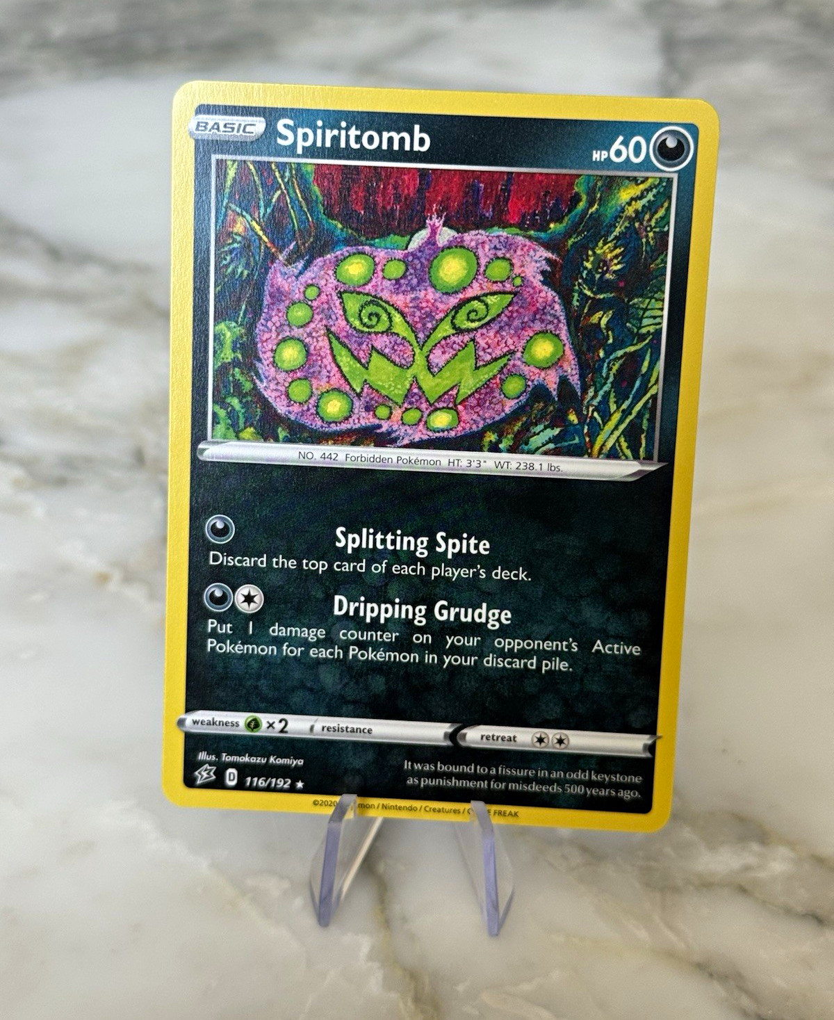Pokemon - Spiritomb 116/192 - Rebel Clash - NM