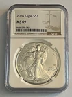 2026 Silver Eagle Dollar $1 - NGC MS 69