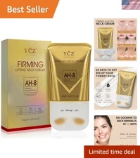 AH-8 Neck Firming Cream with Roller - Anti-Aging & Hydrating Solution 4.23 Fl Oz