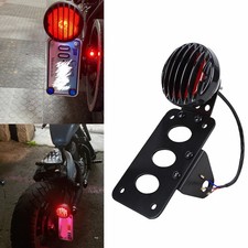 Side Mount License Motorcycle Plate Bracket with Brake Tail Light for KTM Yamaha