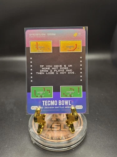 2026 Bo Jackson Battle Arena TECMO BOWL Battlefoil Overflow Draw BPL15 - SSP