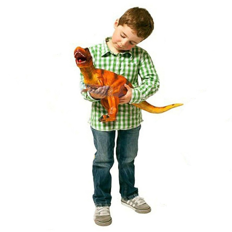 T-Rex Dinosaur Toy Large Soft Foam Rubber Action Jurassic Play Figure Boys Girls