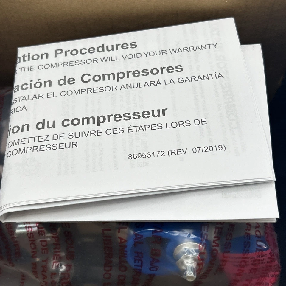 AC A/C Compressor For Chrysler Town & Country 2012-2015 Dodge Grand Caravan 3.6L - Imagem 3 de 3