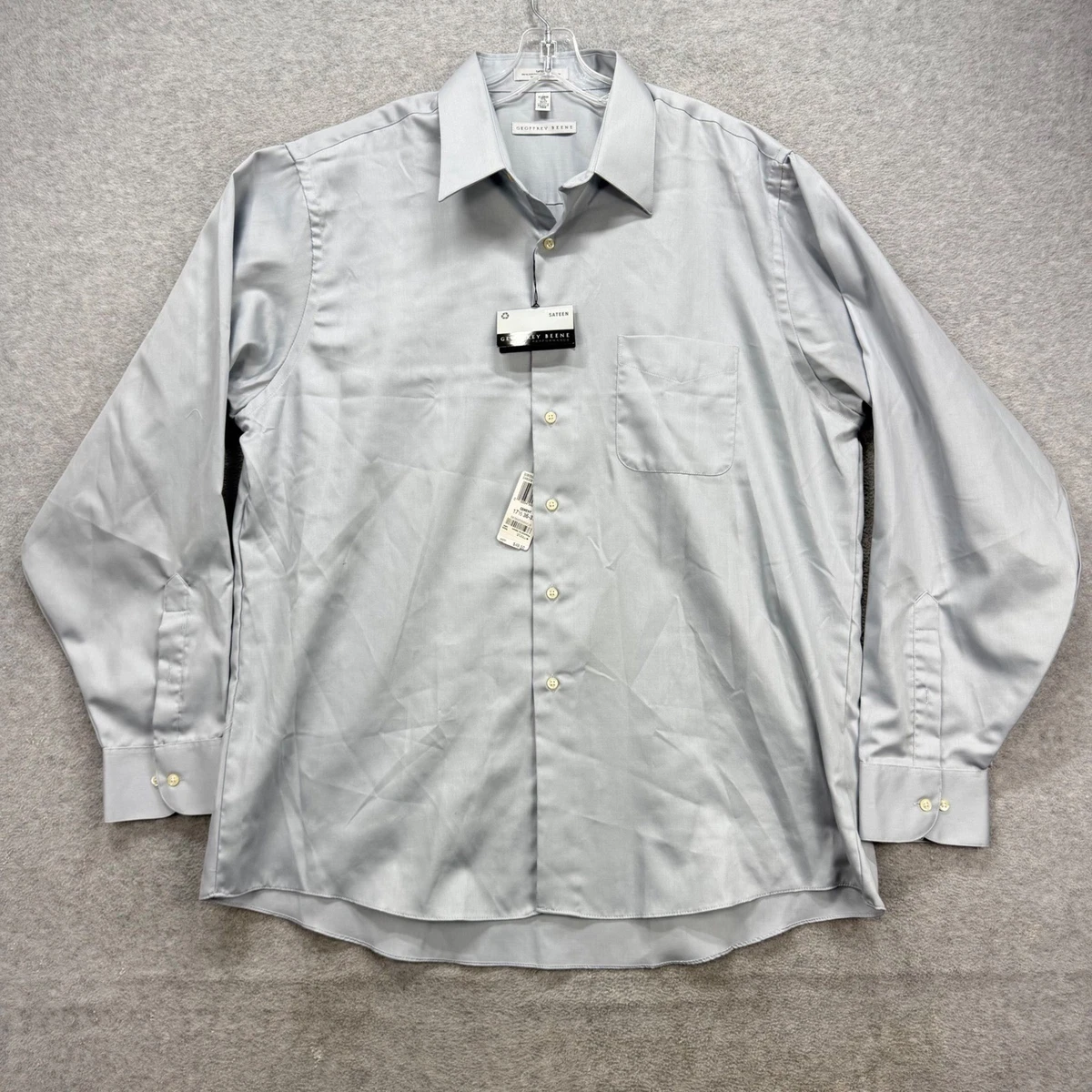 Geoffrey Beene Sateen Shirt In Men's Dress Shirts for sale | eBay
