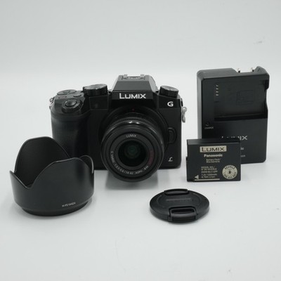 Panasonic Lumix G7 Mirrorless Camera with 14-42mm Lens (Black