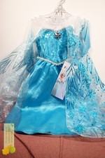 Disney Frozen Elsa Classic Dress Girls Costume Size 5-6