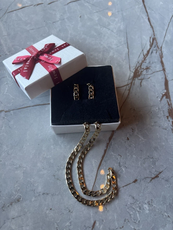 Cadena Figaro oro 14k Foto 4 de 4