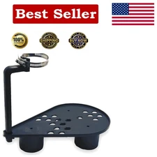 Durable Black Cast Iron Pump Stand - 3"L x 15"W Diaphragm for Home & Commercial