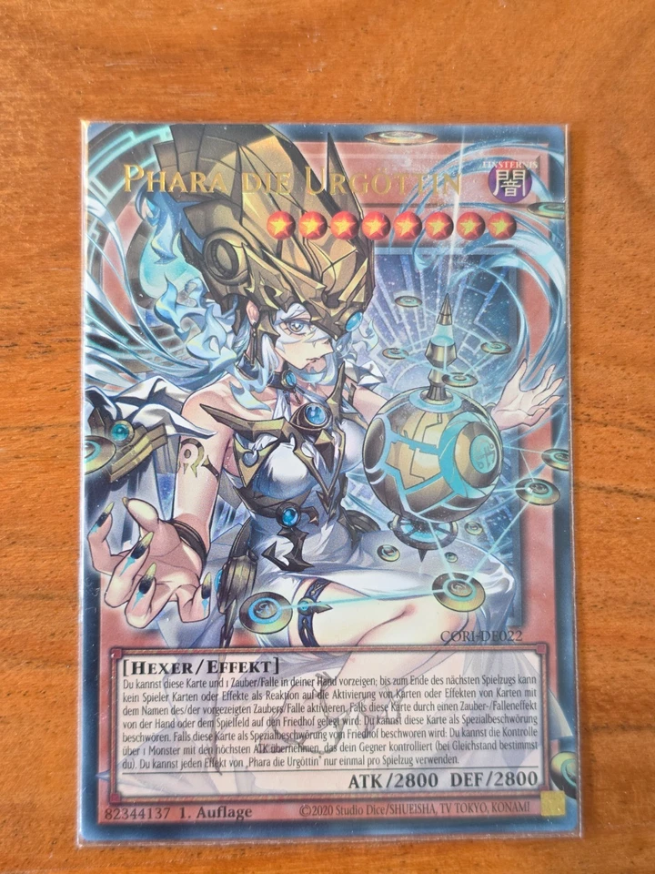 Yu-Gi-Oh! CORI-DE022 Phara die Urgöttin Ultra Rare NM - Bild 1 von 1