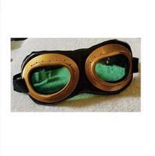 Aviator Goggles Soft Pilot Flyer Motorcycle Costume Glasses Cosplay Steampunk