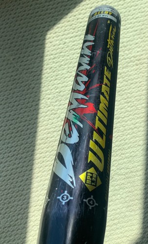 Gebrauchte 1997 DeMarini Ultimate Distance 27z. Doppelwandiger Haarriss