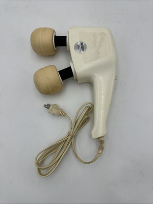 #ad Hitachi HVT 350 Massager Dual Twin Heads Electric 2 Speed vibrator Tested Works $79.00